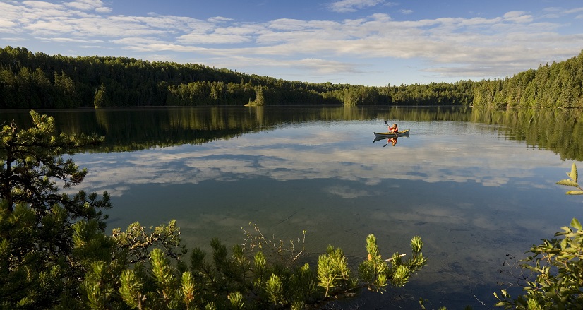 Kettle Lakes où vous pourriez faire du canot