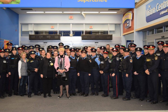 Shop with a Cop group photo