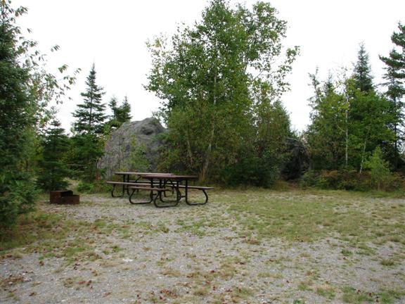 Site 135, Hawksnest North. Tent camping or RV up to 32 ft. 