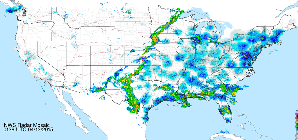 NWS Weather Radar map