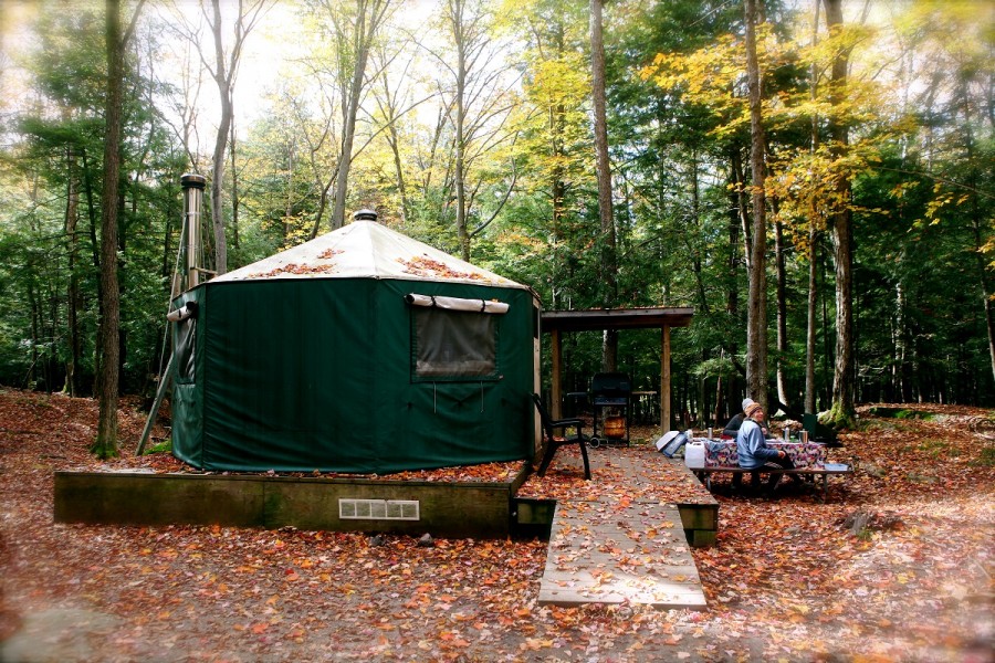 Silent Lake yurt
