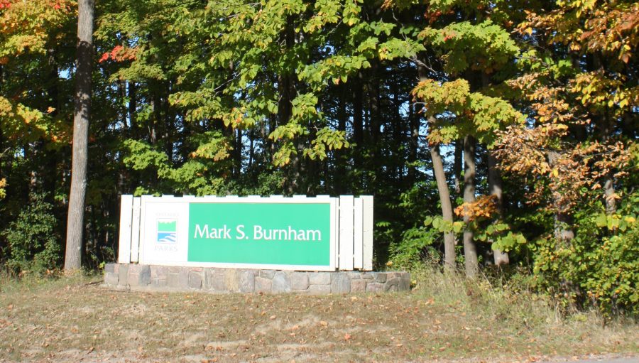 Entrance Sign - MArk S Burnham