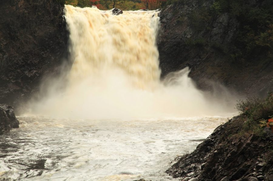 Agawa Falls at Lake Superior