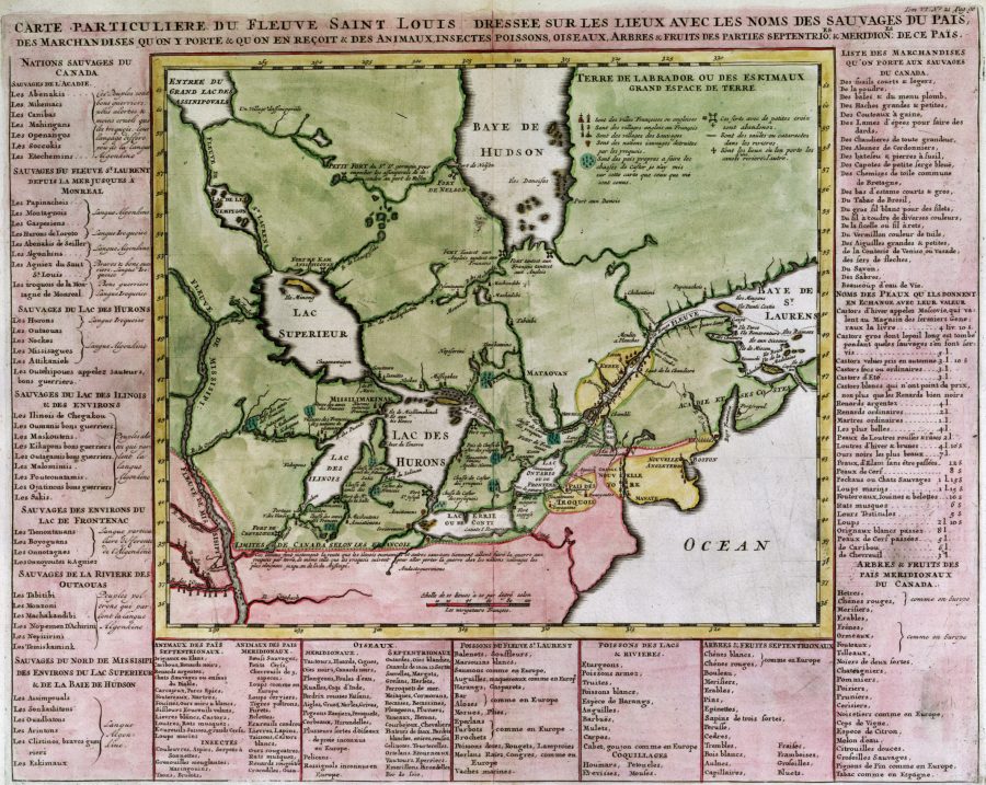 map from 1700s