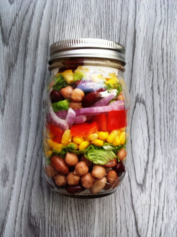 bean salad jar