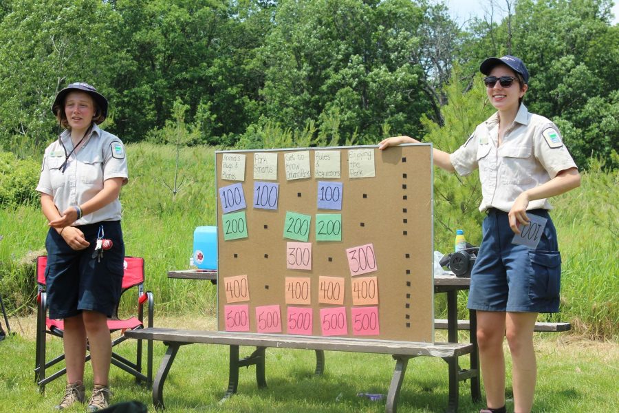 Learn to Camp leaders do camping Jeopardy. 