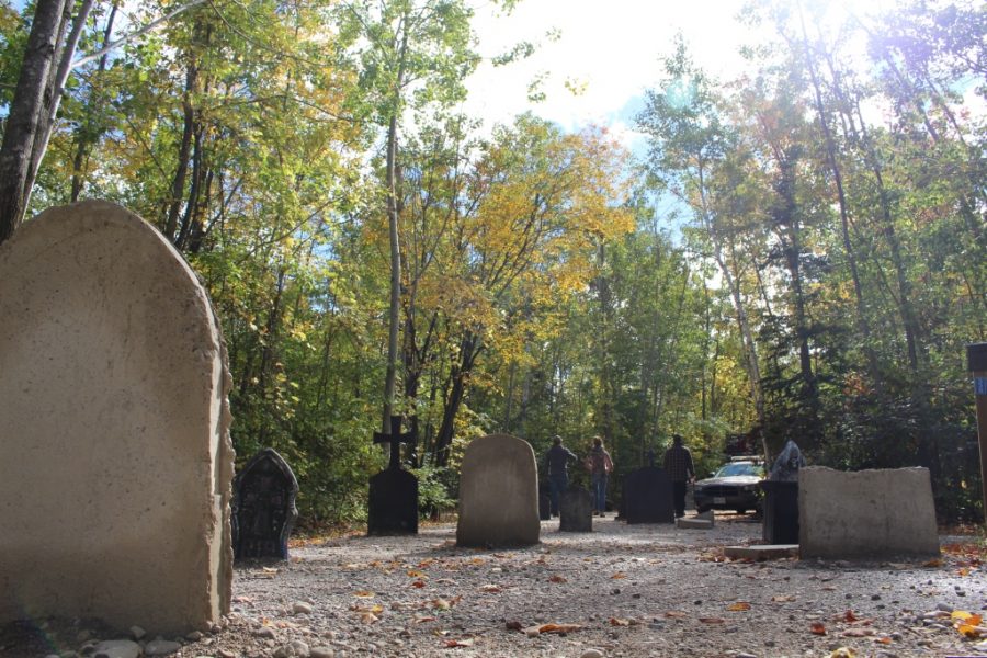 Graveyard scene at Macgregor