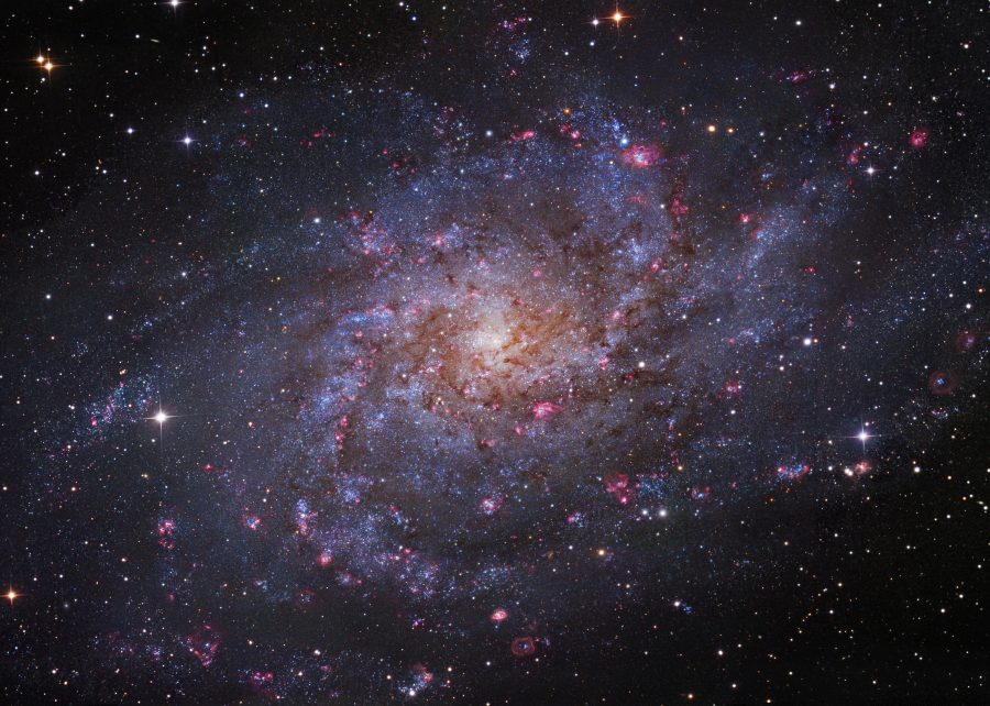 Photo de la galaxie par le télescope Hubble