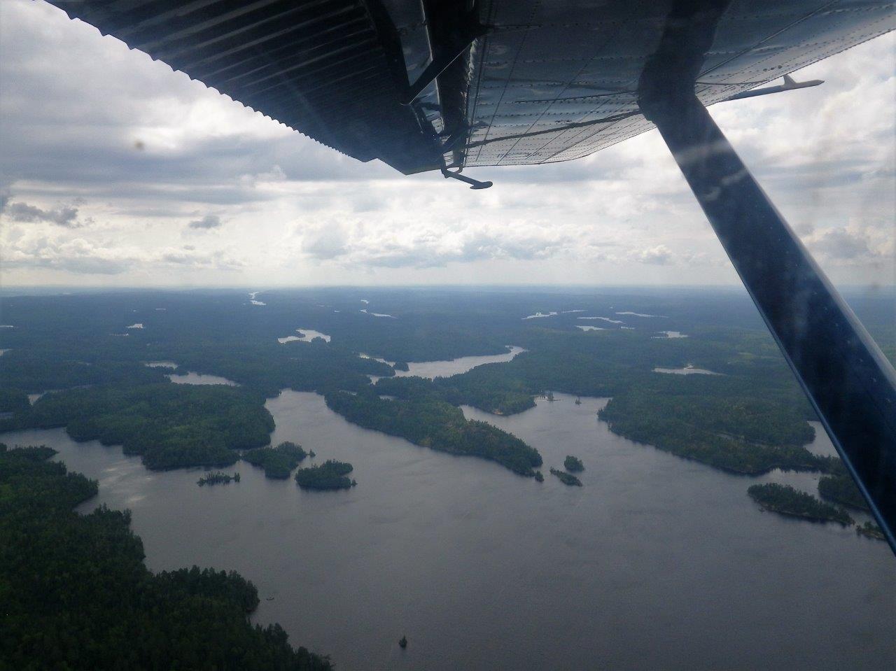 aerial view of Quetico