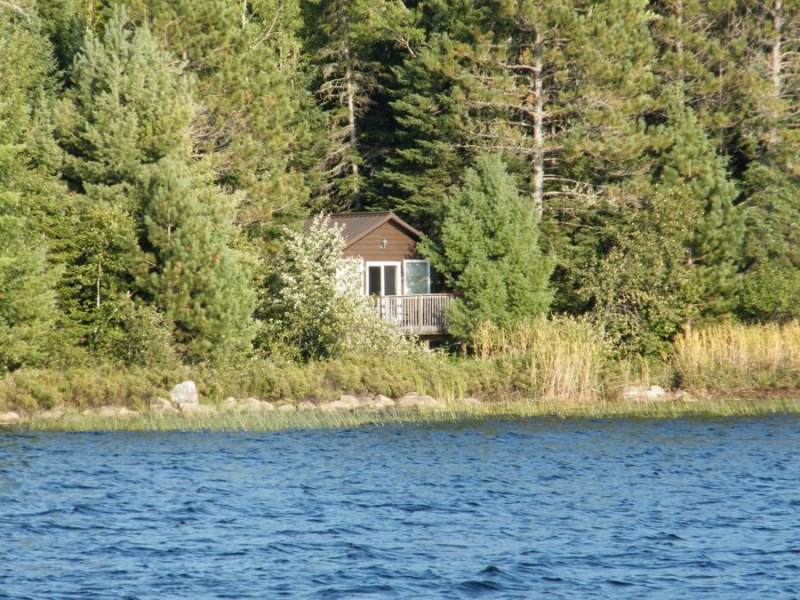 Quetico cabin on the waterfront
