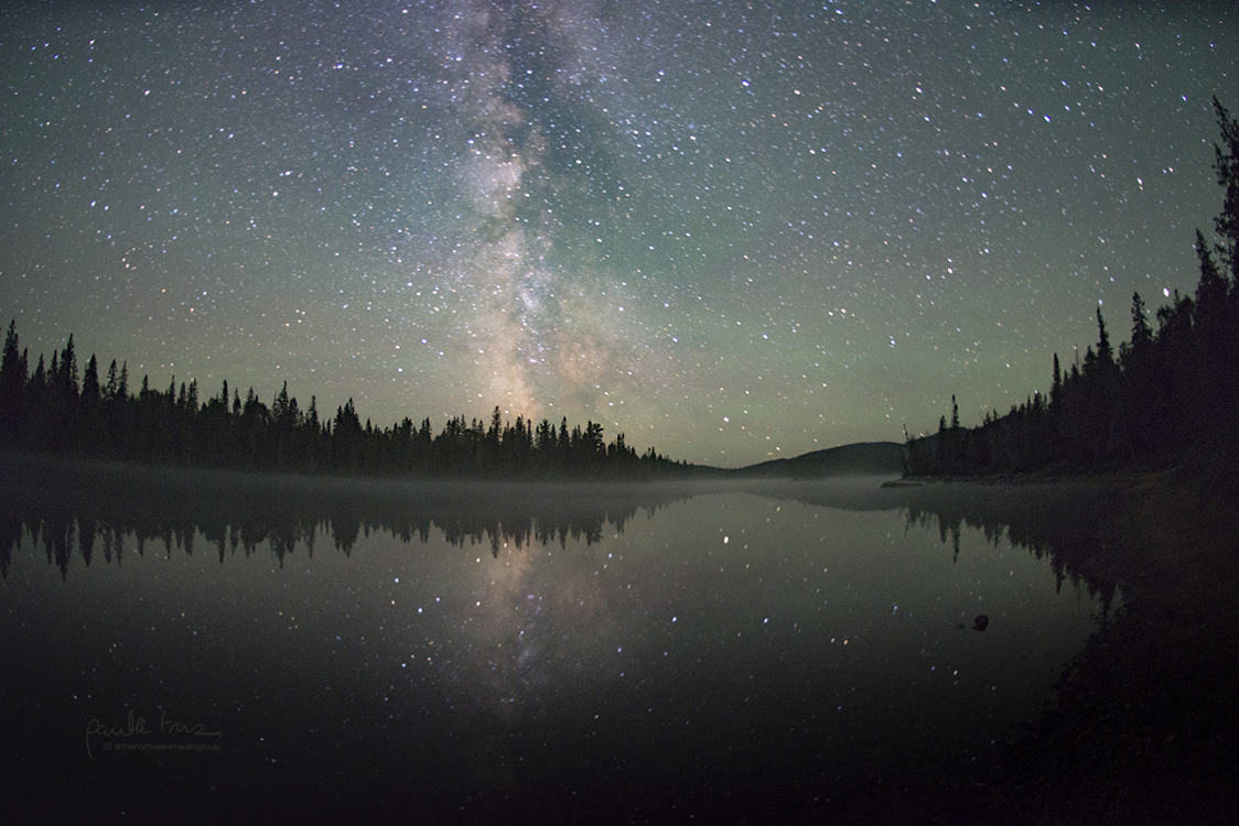 starry night at Lake Superior