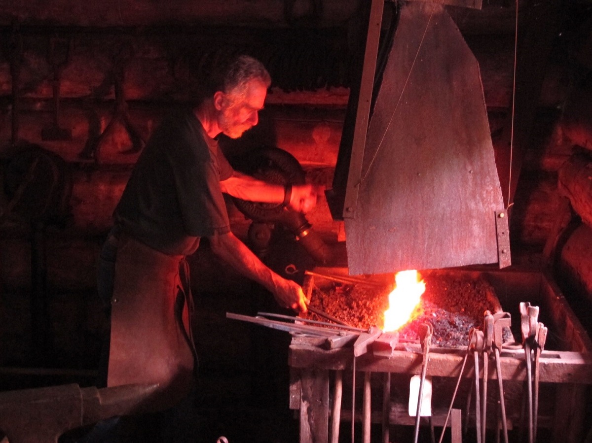 Blacksmith at work
