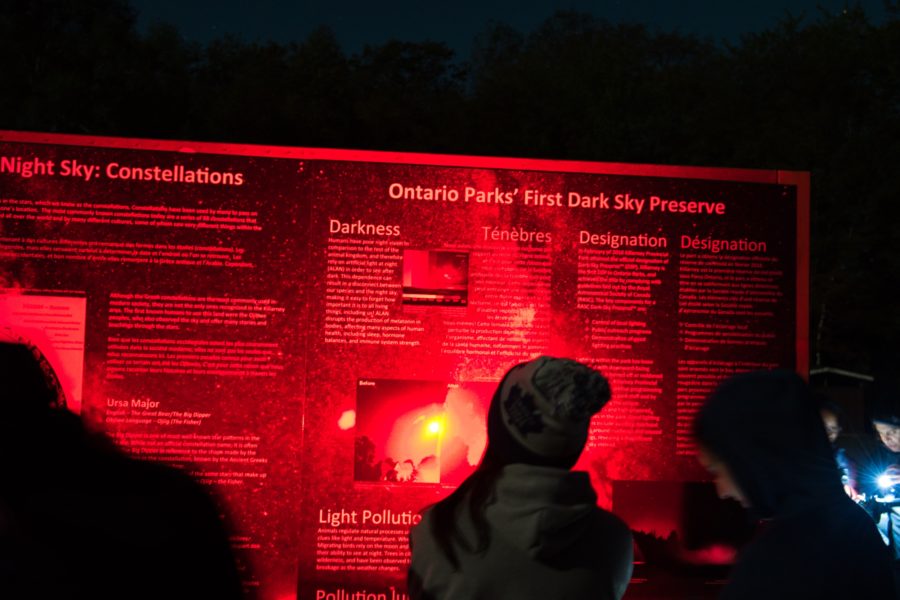 interpretive signs about astronomy