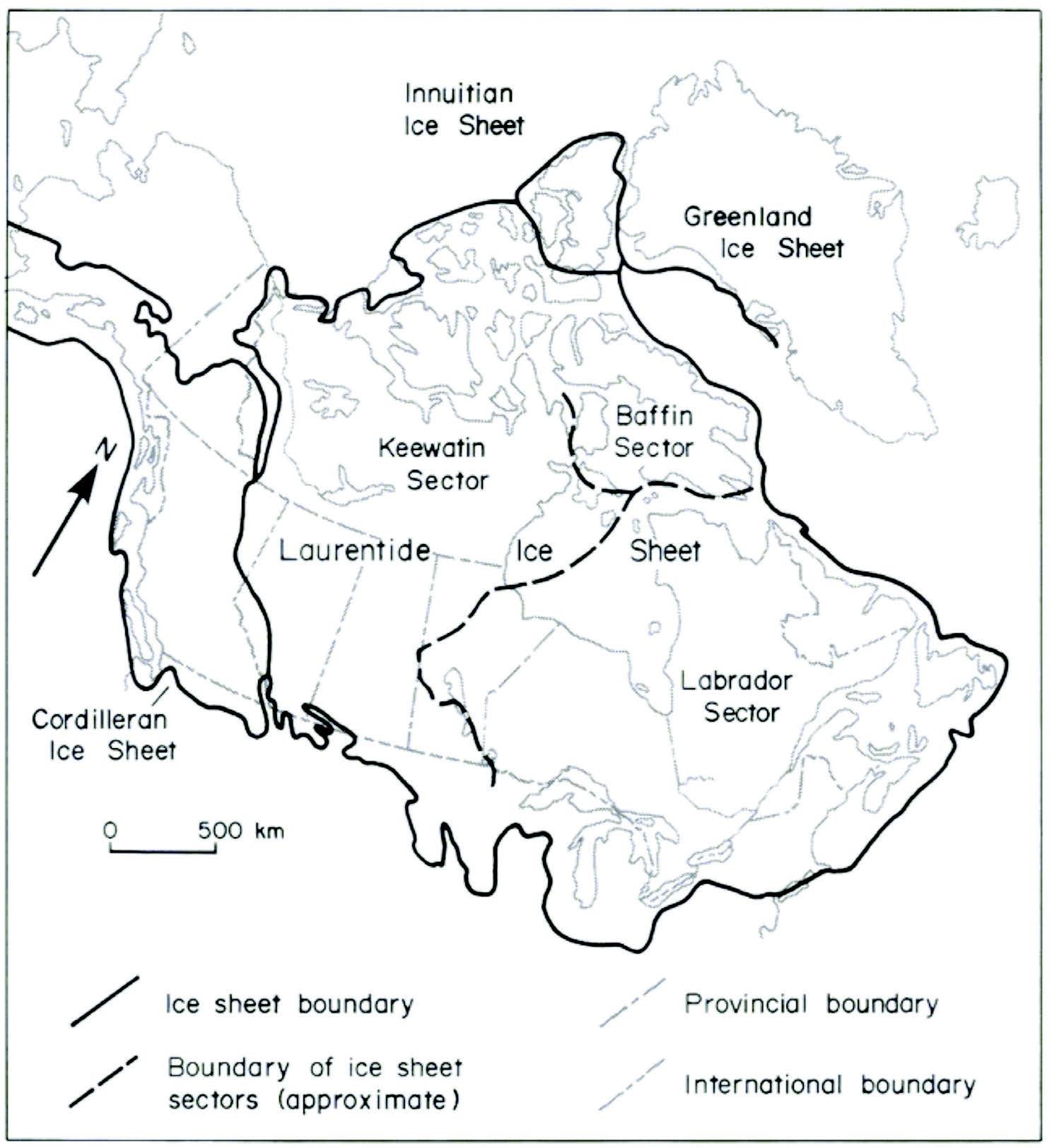 diagramme de calottes glaciaires
