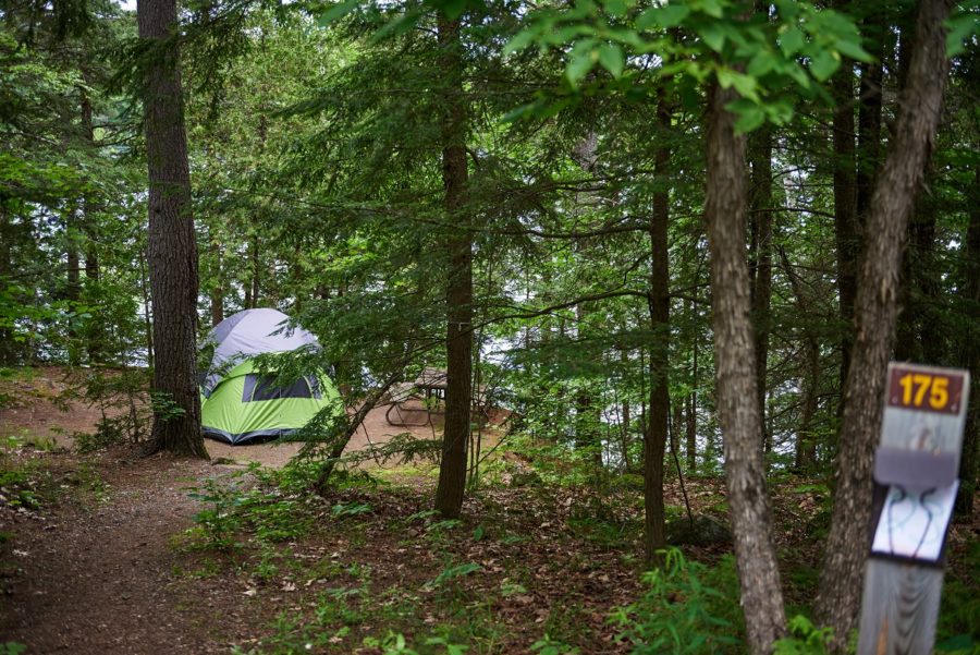 Emplacement de camping privé