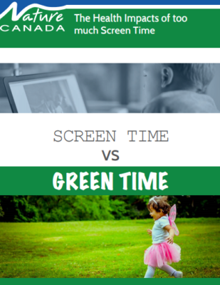 Cover of Screen Time vs Green Time report