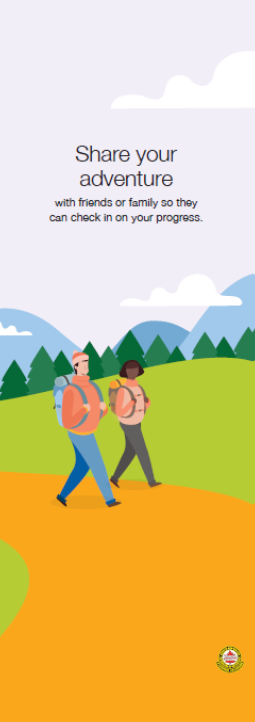graphic of hikers