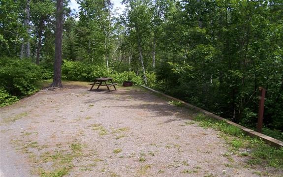 View of campsite 89.