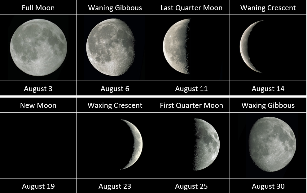 lunar phases in august