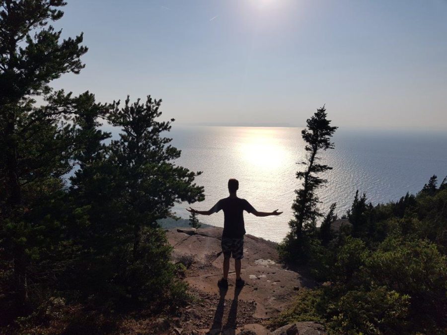 View of Lake Superior.