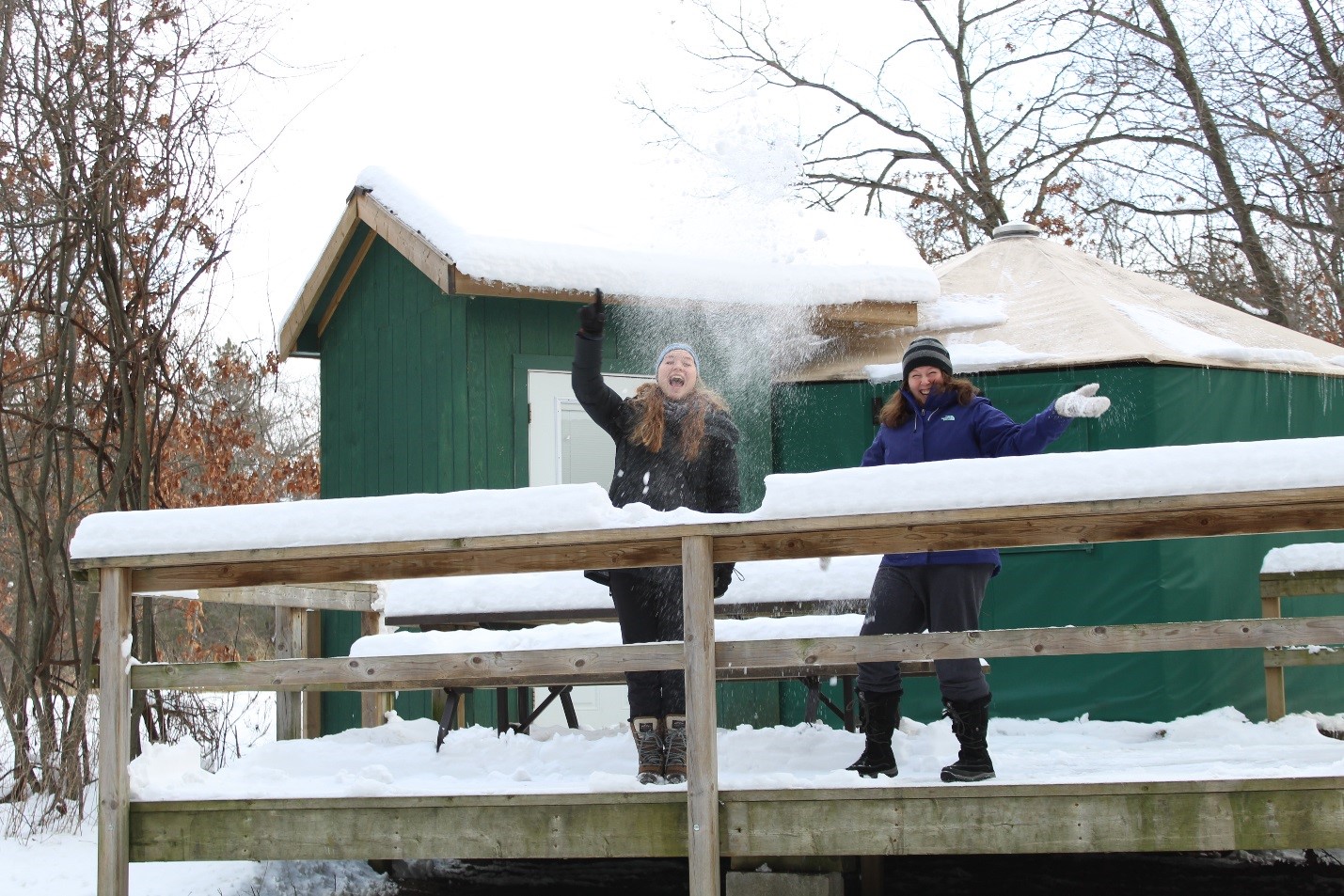 Pinery winter yurt