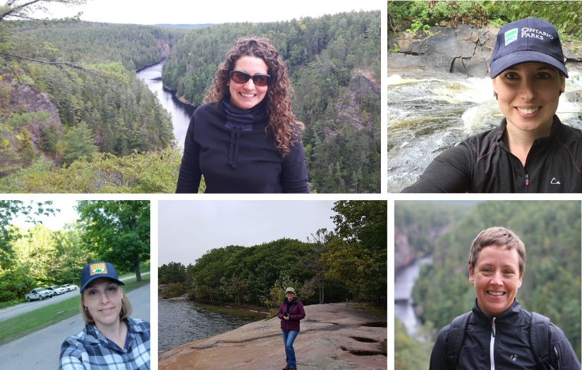 Collage of women who work for Ontario Parks.