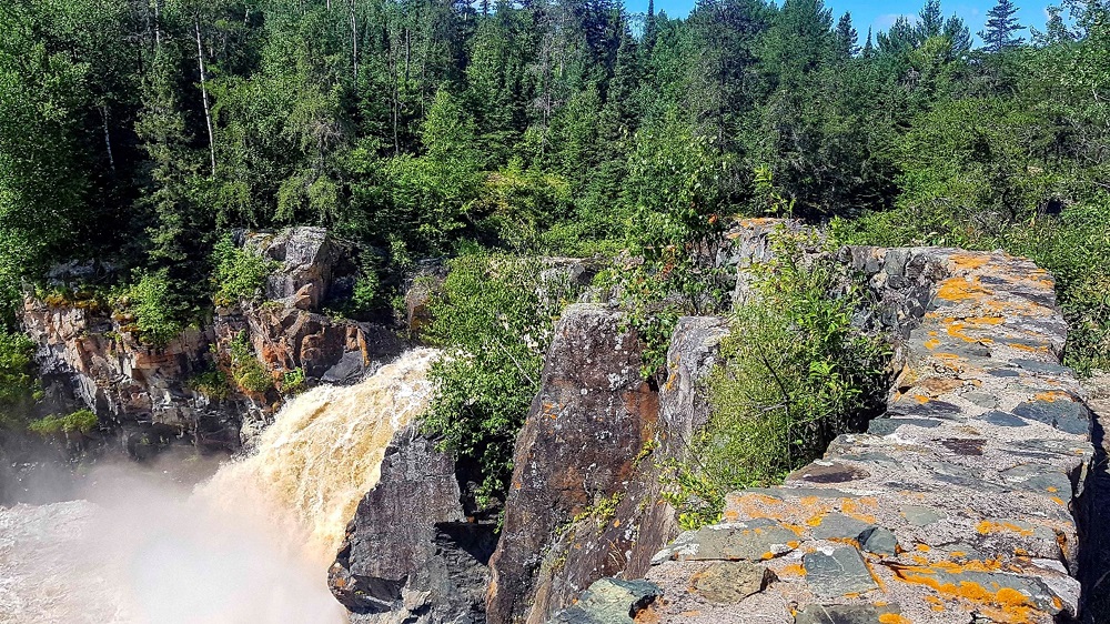 A view of High Falls from above
