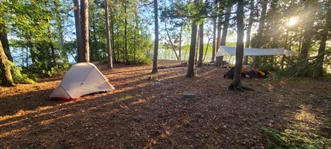 Un emplacement de camping