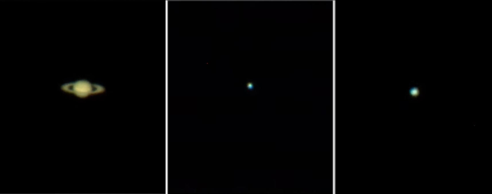 Saturne, Neptune, Uranus