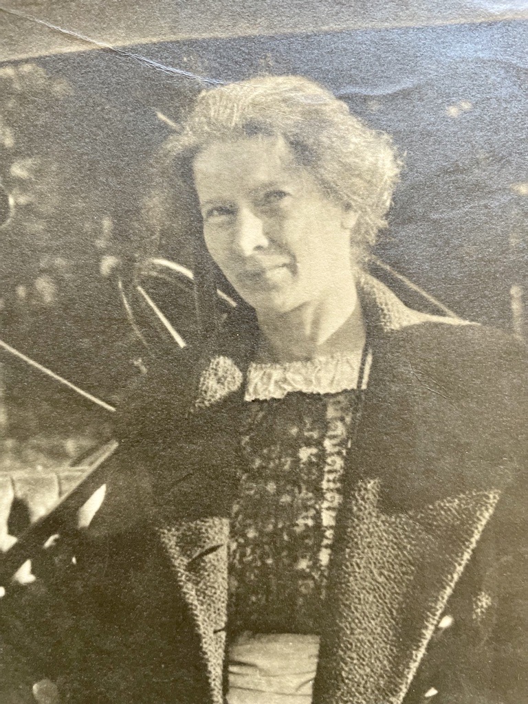 vintage photo of woman