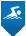 Swimming map icon