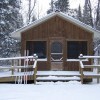 Camp cabin - exterior winter