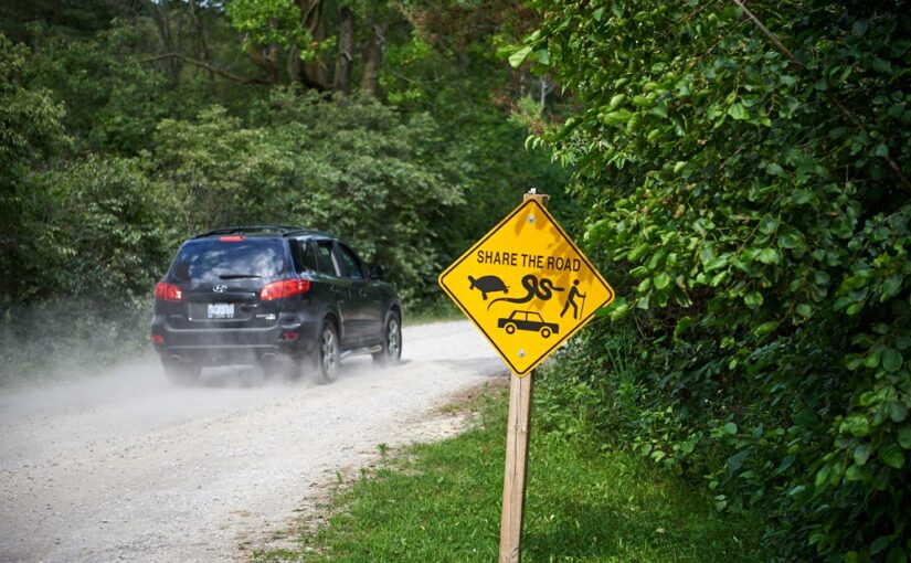 Les règles de la route dans les parcs provinciaux