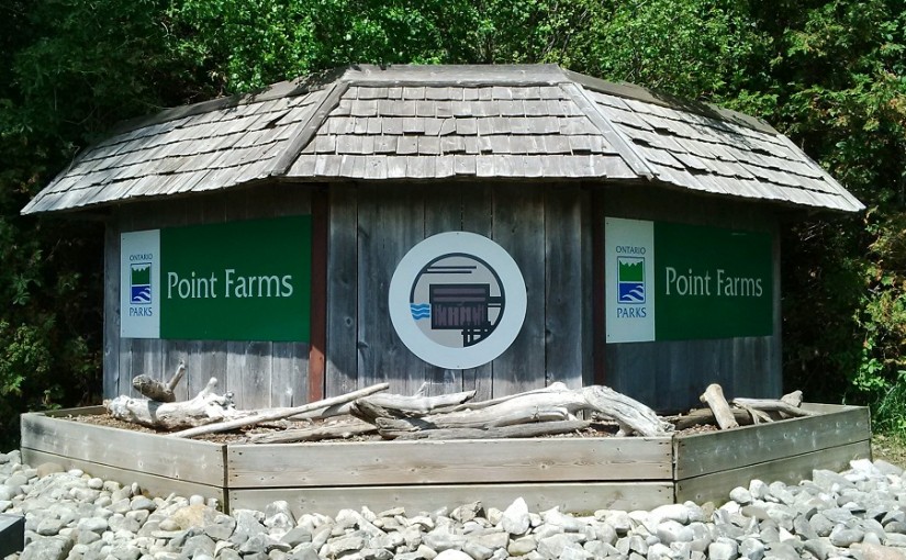 Point Farms gate