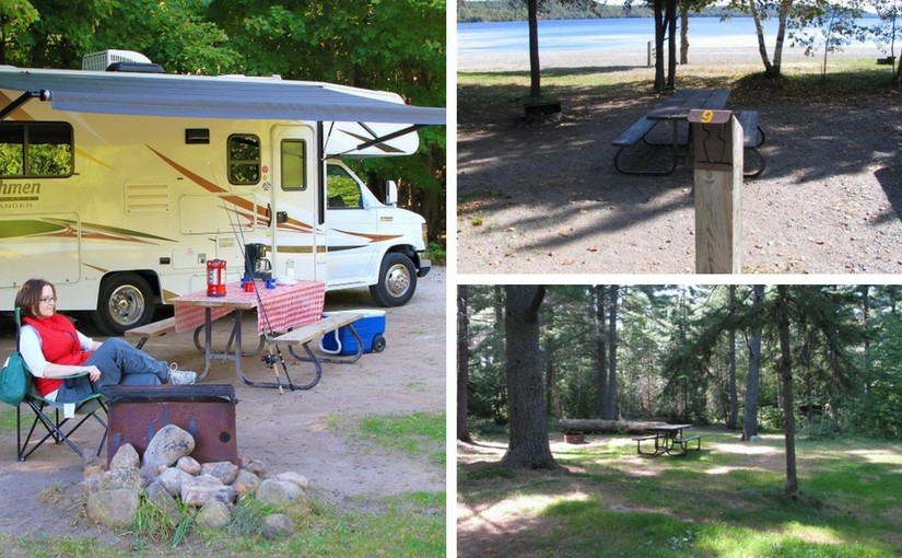 campsite collage