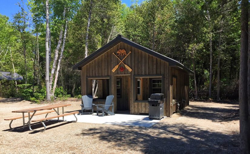 New cabins at Inverhuron