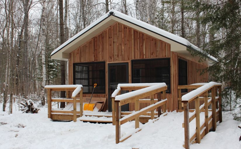 Winter cabin at Arrowhead