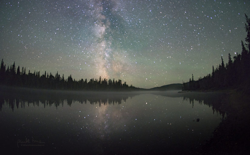 starry night at Lake Superior