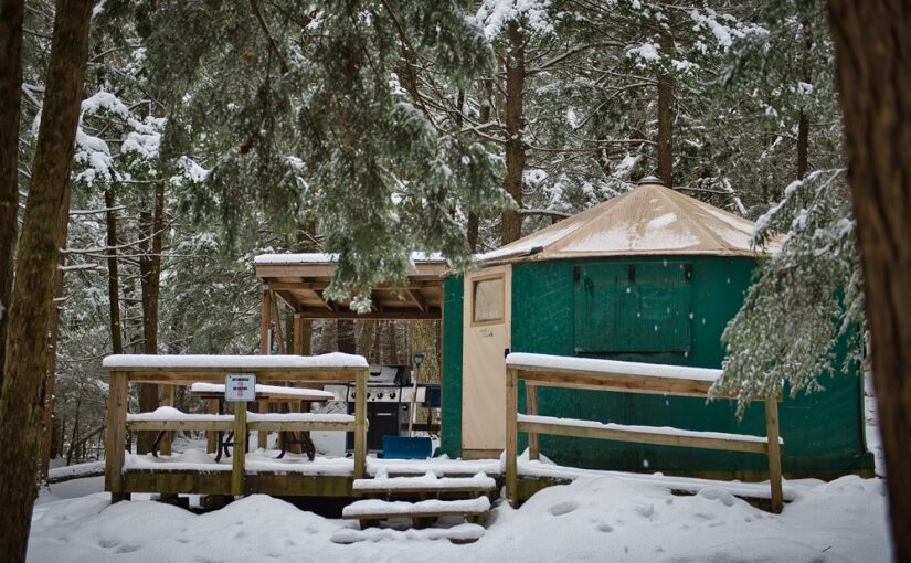 Your guide to winter yurt and cabin camping