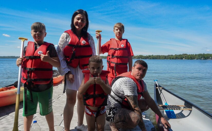 Fun in the sun: bringing Ukrainian families to parks